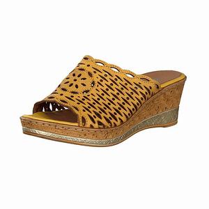 Rieker D4752-68 Mules Damen Gelb | 165027-ENO