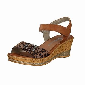 Rieker D4754-24 Wedges Damen Braun | 531478-SON