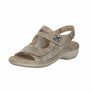 Rieker D7647-92 Sandalen Damen Braun | 209157-ZWB