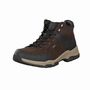 Rieker F4302-00 Schnürstiefel Herren Schwarz | 157392-LHD