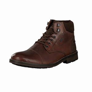 Rieker F5514-26 Schnürstiefel Herren Braun | 657921-DKU