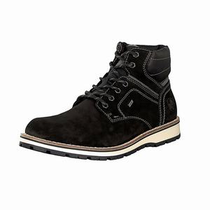 Rieker F8424-00 Schnürstiefel Herren Schwarz | 013749-BAR