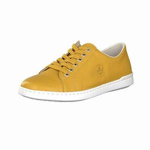 Rieker L2710-68 Schnürschuhe Damen Gelb | 264859-BHX