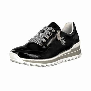 Rieker M6901-00 Turnschuhe Damen Schwarz | 941037-OSG