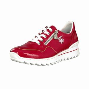 Rieker M6901-33 Turnschuhe Damen Rot | 382107-BJV