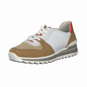 Rieker M6910-62 Turnschuhe Damen Beige | 731946-IWD