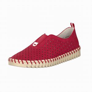 Rieker N1963-33 Slip On Damen Rot | 320967-QSB