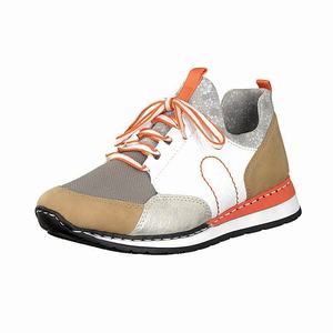 Rieker N3083-63 Turnschuhe Damen Weiß | 841675-UVF