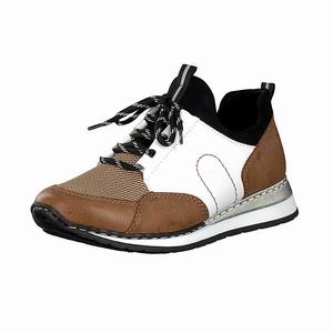 Rieker N3083-64 Turnschuhe Damen Beige | 289563-KIL