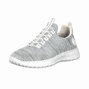 Rieker N4174-81 Slip On Damen Weiß | 021436-MRX