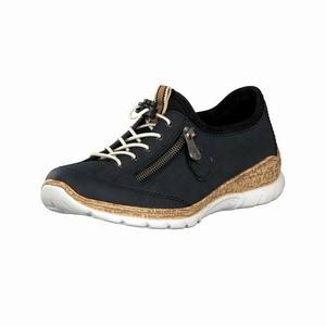 Rieker N4263-14 Turnschuhe Damen Blau | 348067-OWP