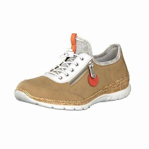 Rieker N4267-63 Turnschuhe Damen Beige | 846391-LFO