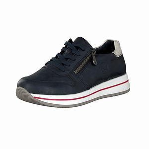 Rieker N4530-14 Turnschuhe Damen Blau | 603187-JIZ