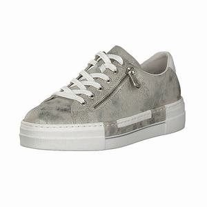 Rieker N49C2-41 Turnschuhe Damen Grau | 607512-YQX