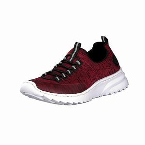 Rieker N6073-35 Slip On Damen Rot | 710346-BSO