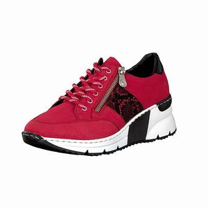 Rieker N6322-33 Turnschuhe Damen Rot | 642053-XCA