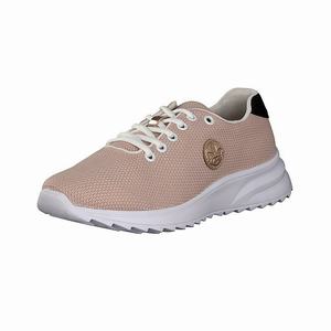 Rieker N6600-31 Turnschuhe Damen Rosa | 910348-KMY