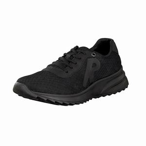 Rieker N6612-01 Turnschuhe Damen Schwarz | 730462-NSC