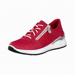 Rieker N6700-33 Turnschuhe Damen Rot | 178645-ONX