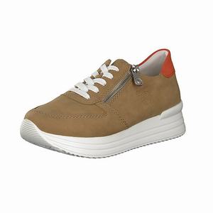 Rieker N7301-62 Turnschuhe Damen Beige | 432850-UNK