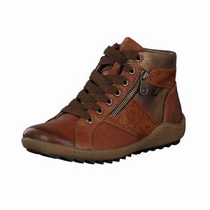 Rieker R1497-22 Schnürstiefel Damen Braun | 948273-ABR