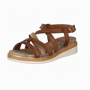 Rieker R4550-24 Sandalen Damen Braun | 624580-MAK