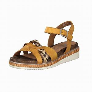 Rieker R4551-68 Sandalen Damen Gelb | 452869-NVQ