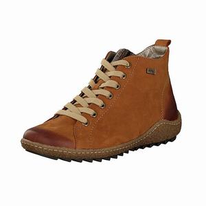 Rieker R4789-22 Schnürstiefel Damen Braun | 904873-KSL