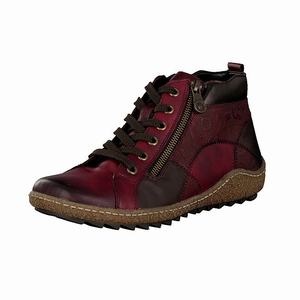 Rieker R4790-35 Schnürstiefel Damen Rot | 491873-DMA