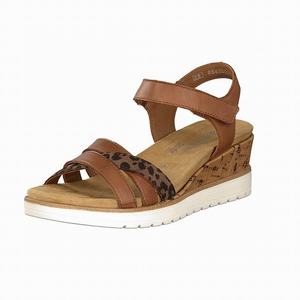 Rieker R6153-24 Wedges Damen Braun | 130475-MIH