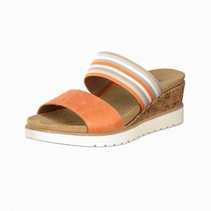 Rieker R6154-38 Mules Damen Orange | 748056-ZTK