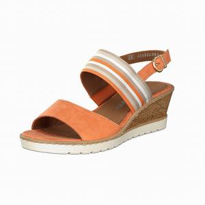 Rieker R6253-38 Wedges Damen Orange | 307948-NEX