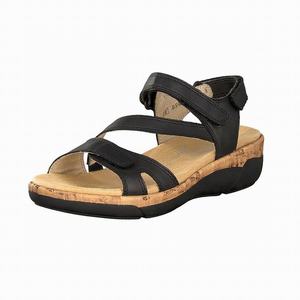 Rieker R6850-01 Sandalen Damen Schwarz | 926835-QOE