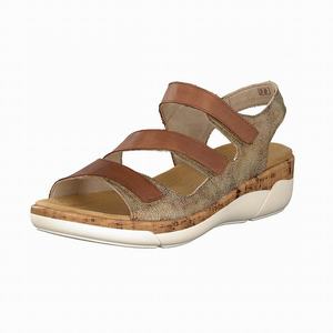 Rieker R6852-24 Sandalen Damen Braun | 153782-ZQT