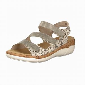 Rieker R6852-60 Sandalen Damen Beige | 437016-GWM