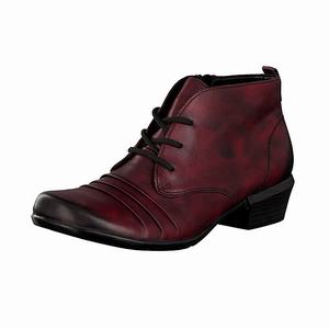 Rieker R8372-35 Schnürschuhe Damen Rot | 580172-WSB