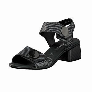 Rieker R8760-02 Sandalen Absatz Damen Schwarz | 476213-UNC