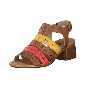 Rieker R8764-24 Sandalen Absatz Damen Braun | 089246-RBC