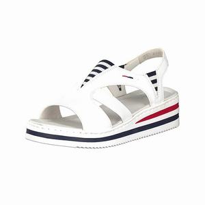 Rieker V02Y5-80 Sandalen Damen Weiß | 345809-GOR