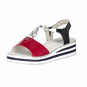 Rieker V02Y6-33 Sandalen Damen Rot | 485601-RWQ