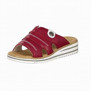 Rieker V0646-33 Mules Damen Rot | 968570-QJH