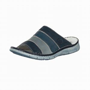 Rieker V0866-14 Mules Damen Blau | 624075-QHY