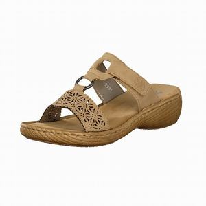 Rieker V27K5-60 Mules Damen Beige | 134780-SVP