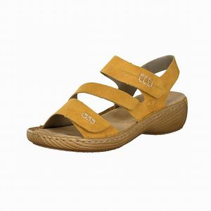 Rieker V27Z0-68 Sandalen Damen Gelb | 349185-OVY