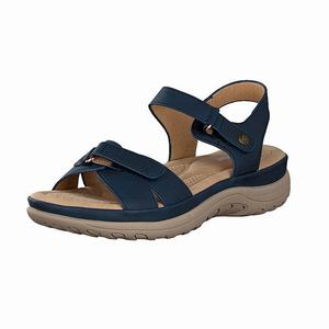 Rieker V8853-14 Sandalen Damen Blau | 612374-DXN