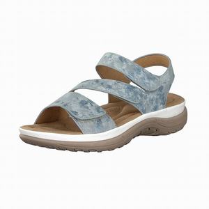 Rieker V8872-12 Sandalen Damen Blau | 756904-VMU