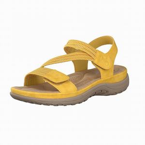 Rieker V8873-68 Sandalen Damen Gelb | 537412-HZN