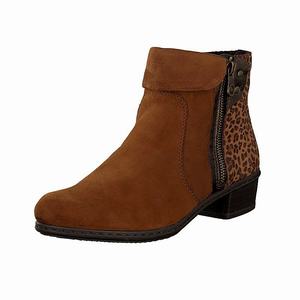 Rieker Y0752-24 Ankle Boots Damen Braun | 025689-ZJY