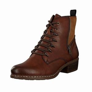 Rieker Y0800-24 Schnürstiefel Damen Braun | 849307-ITL