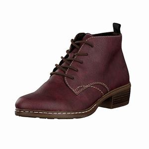 Rieker Y0843-35 Ankle Boots Damen Rot | 185396-CYD